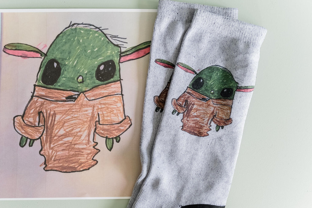 Personalized Kids' Artwork Dress Socks: A Gift That Warms Hearts