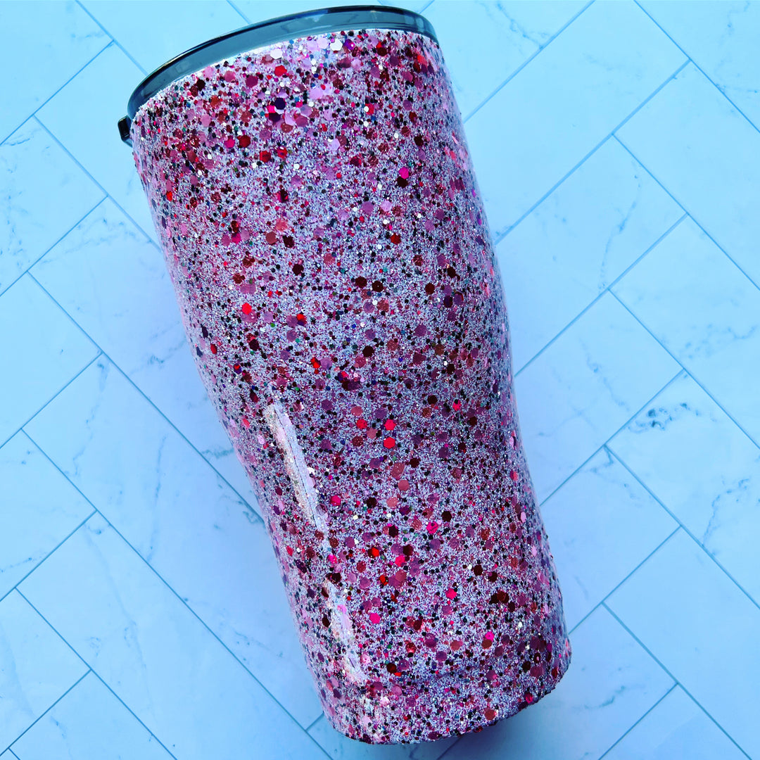 Pink & Magenta Ombré newest Glitter Tumbler