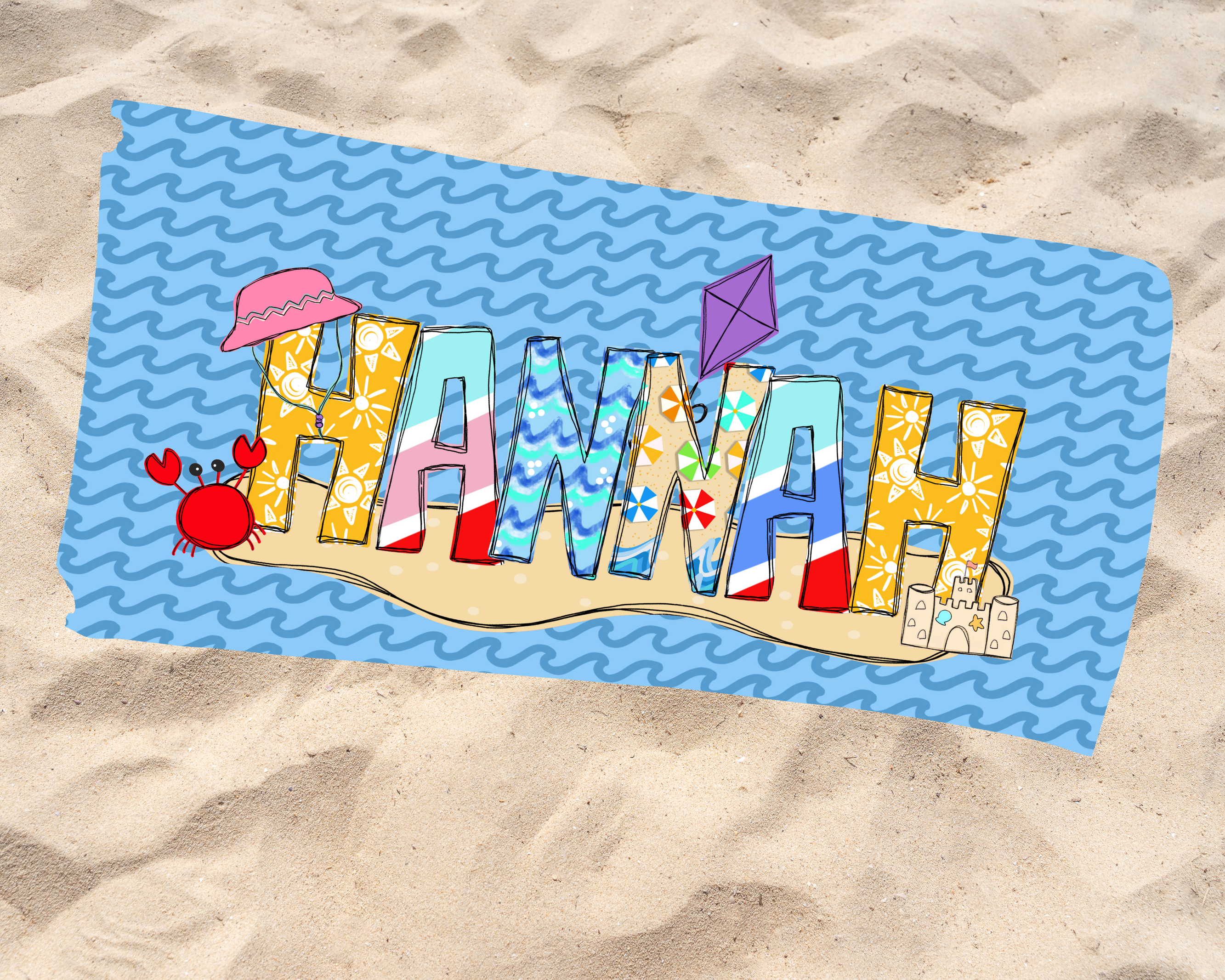 Engraved discount beach towels