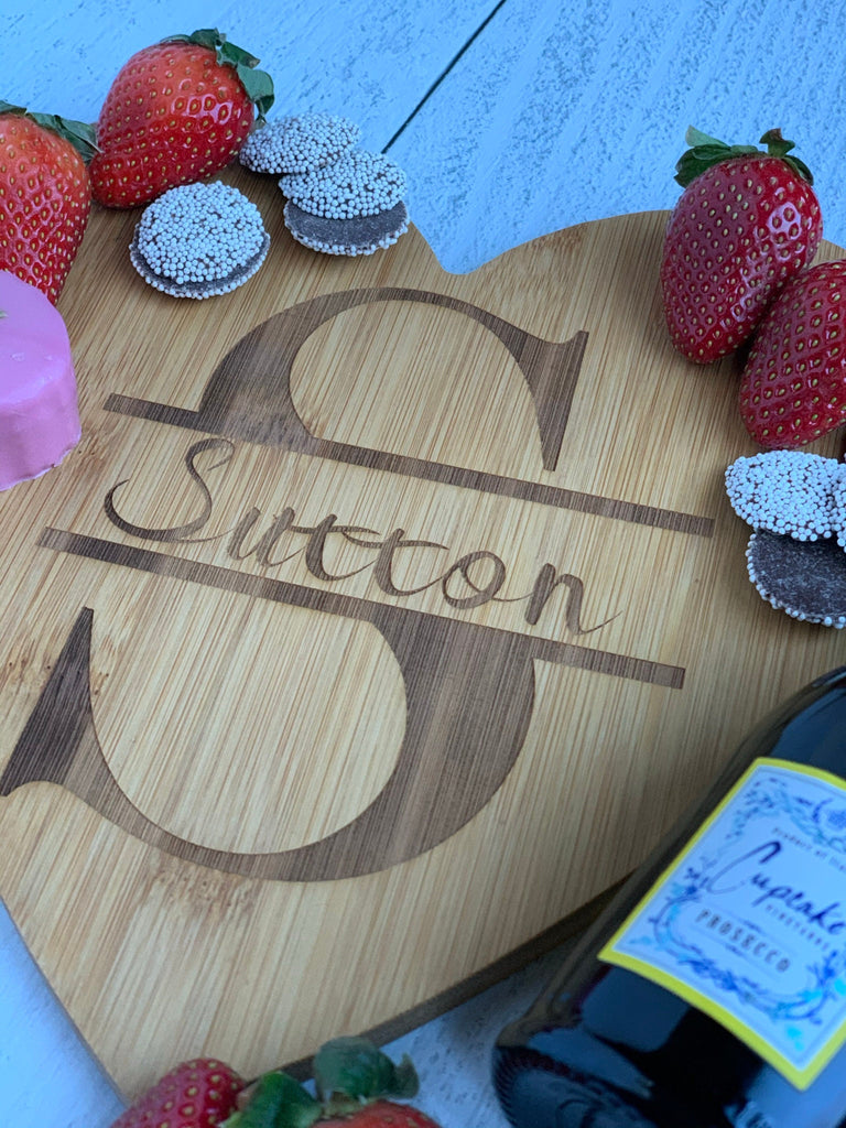 Heart Shape Cutting Board | Personalized Gift | Perfect for Small Charcuterie | Gifts for Her | Custom Cutting Board