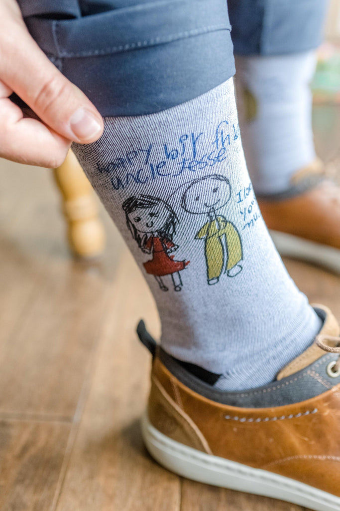 Kid's Artwork Dress Socks