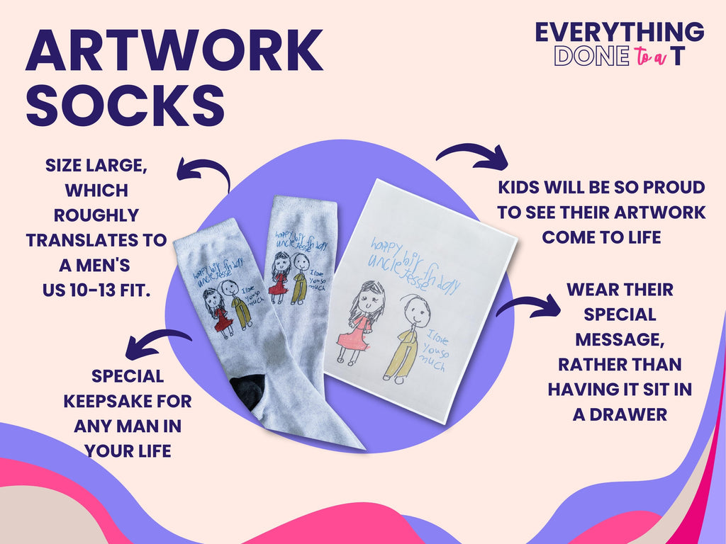 Kid's Artwork Dress Socks