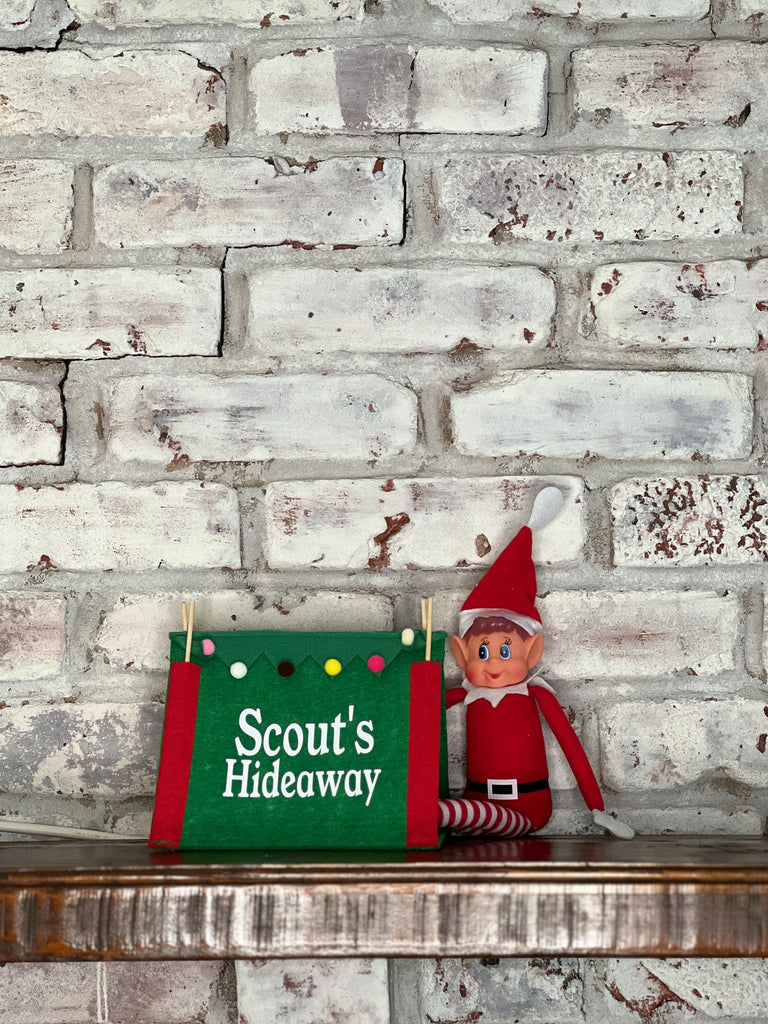 Elf Hideaway Tent | Personalized Christmas Elf Props | Christmas Elf Setup | Custom Elf Tent