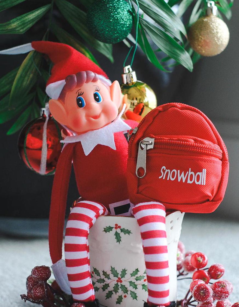 Elf Bookbag | Personalized Christmas Elf Props | Christmas Elf Setup | Custom Elf Custom Bookbag | Personalized Elf Accessories