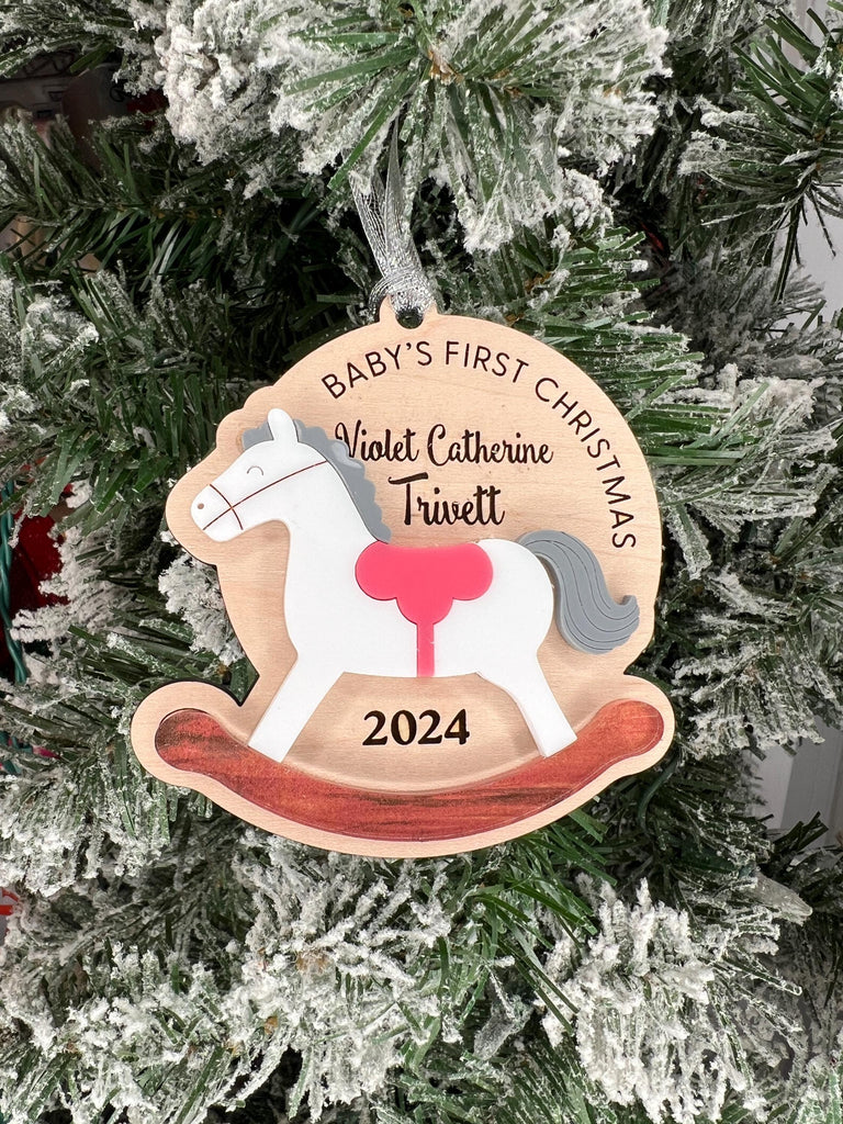 Christmas Keepsake Personalized Baby's First Christmas