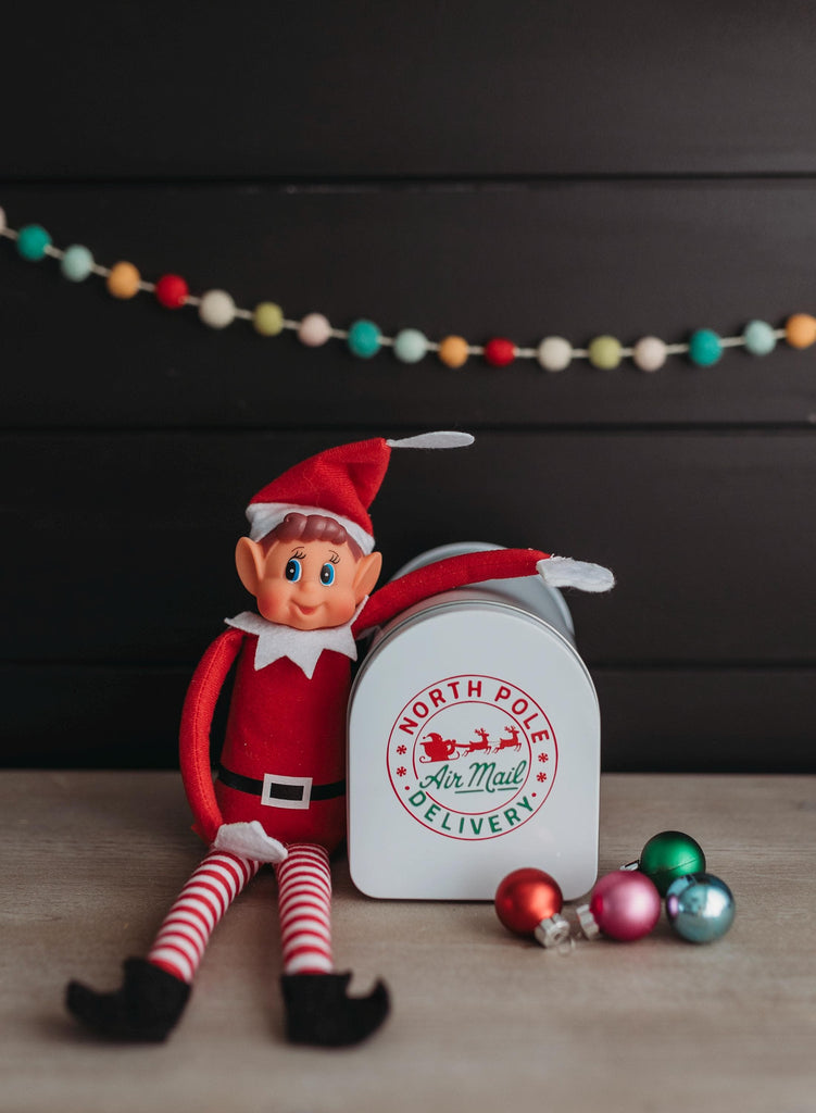 Elf MailBox Personalized with Child's Name & Elf Name | Christmas Elf Prop Setup | Christmas Elf Kids | Elf Mail | Custom Elf Accessories