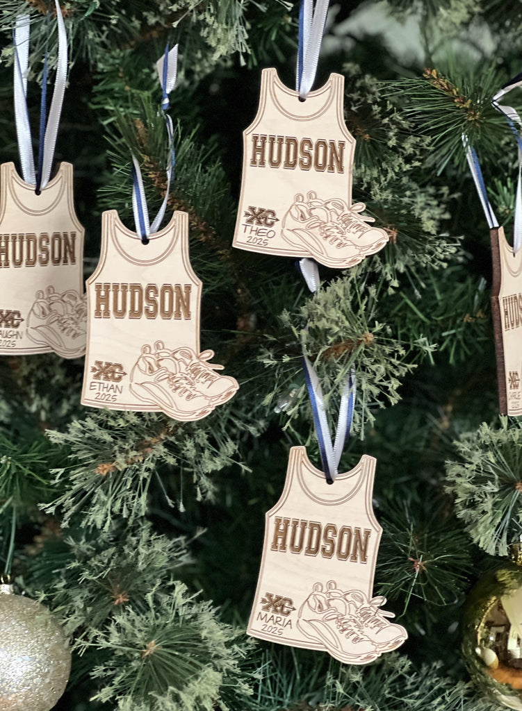 Cross Country Runner Personalized Christmas Ornament | Running Gift | X-Country Team or Coach Gift