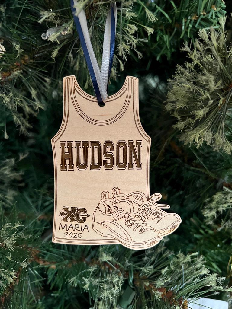 Cross Country Runner Personalized Christmas Ornament | Running Gift | X-Country Team or Coach Gift