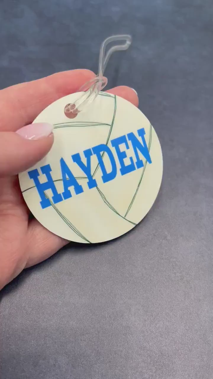 Volleyball Bag Nametag