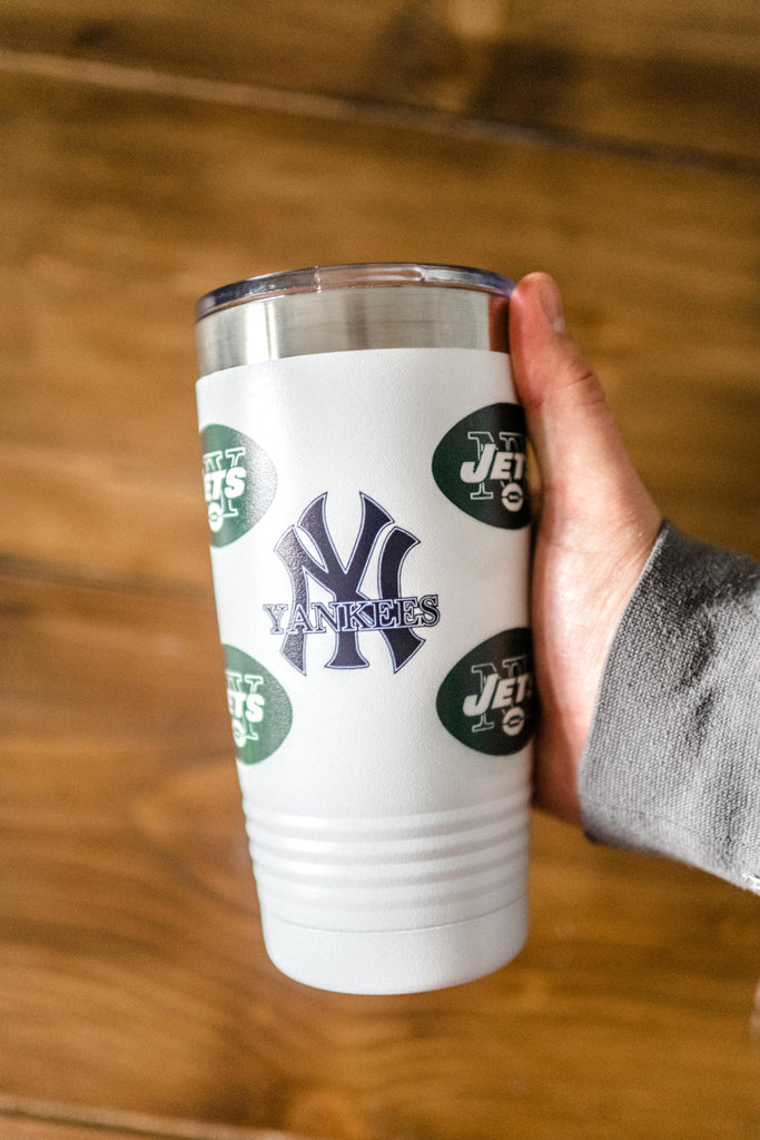 New York Yankees Personalized Custom Engraved Tumbler cup - YETI
