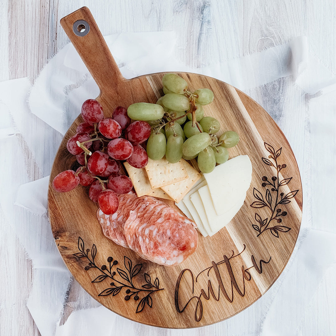 Store Personalized Charcuterie Board